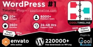 Cool Timeline Pro v4.8.10 – WordPress Timeline Plugin