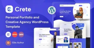 Crete – Personal Portfolio and Creative Agency WordPress Theme 1.1