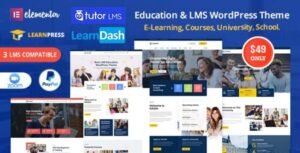 Edubin v9.4.8 – Education WordPress Theme
