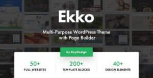 Ekko v5.0 – Multi-Purpose WordPress Theme with Page Builder