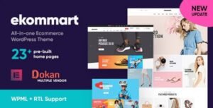 ekommart v4.1.6 – All-in-one eCommerce WordPress Theme