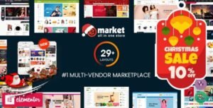 eMarket v8.1.4 – Multi Vendor MarketPlace WordPress Theme