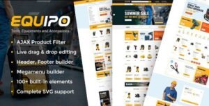 Equipo v3.1 – Parts And Tools WordPress WooCommerce Theme