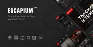 Escapium – Escape Room Game WordPress Theme 1.7.0