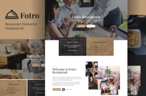 Fotro – Food & Restaurant Elementor Template Kit