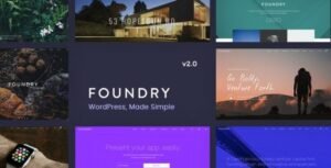 Foundry v2.1.9 – Multipurpose, Multi-Concept WP Theme