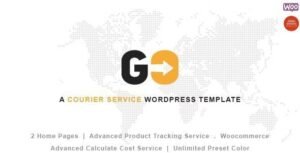 GO Courier – Delivery Transport WordPress Theme 2.5.3