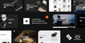 Heli – Minimal Creative Black and White WordPress Theme 6.1.3