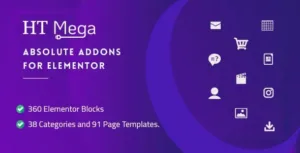 HT Mega Pro v2.0.8 – Addons for Elementor
