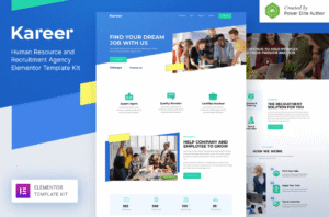 Kareer – Human Resource & Recruitment Agency Elementor Template Kit