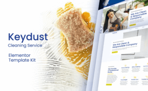 Keydust – Cleaning Service Elementor Template Kit