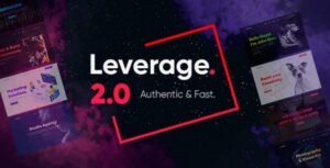 Leverage v2.2.9 – Creative Agency & Portfolio WordPress Theme