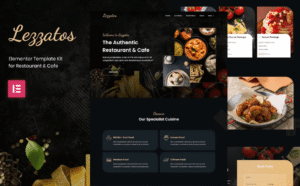 Lezzatos | Restaurant & Cafe Elementor Template Kit