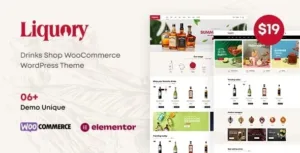 Liquory – Drinks Shop WooCommerce Theme 1.0.8