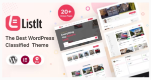 ListIt – Clasified WordPress Theme 1.6