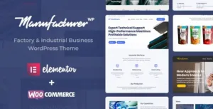 Manufacturer v1.3.13 – Factory and Industrial WordPress Theme