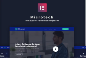 Microtech – Tech Business Elementor Template Kit