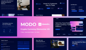 MODO – Crypto Currency Elementor Template Kit
