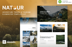 Natour – Adventure Travel & Tourism Elementor Template Kit