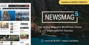 Newsmag v5.4.3.3 – News Magazine Newspaper