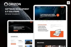 Orizon – Software Development & IT Solutions Elementor Template Kit