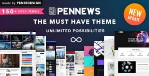 PenNews v6.7.1 – News/ Magazine/ Business/ Portfolio/Reviews Landing AMP WordPress Theme
