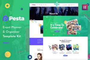 Pesta Kit – Event Planner & Organizer Elementor Template Kit