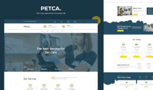 Petca – Pet Care Elementor Template Kit