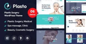 Plasto – Plastic Surgery & Medical WordPress Theme 1.0.0