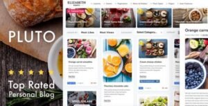 Pluto Clean Personal WordPress Masonry Blog Theme v4.4.0