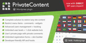 PrivateContent v9.2.2 (+Addons) – Multilevel Content Plugin