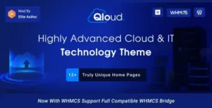 Qloud v3.0.2 – WHMCS, Cloud Computing, Apps & Server WordPress Theme