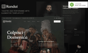 Randai – Theater Entertainment & Performing Arts Elementor Template Kit