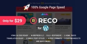Reco v5.1.0 – Minimal Theme for Freebies