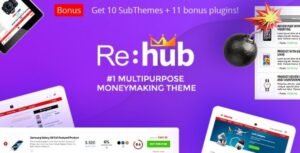 REHub v19.9.5 – Price Comparison, Affiliate Marketing, Multi Vendor Store, Community Theme