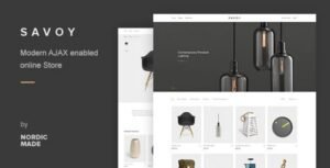 Savoy v3.0.7 – Minimalist AJAX WooCommerce Theme