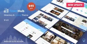 TownHub v1.8.2 – Directory & Listing WordPress Theme