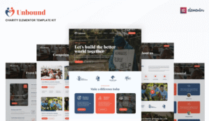 Unbound – Charity & Nonprofit Elementor Template Kit