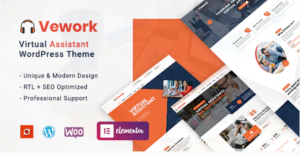 Vework – Virtual Assistant WordPress Theme 1.0.3