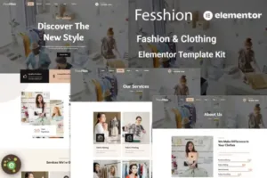 Fesshion – Fashion & Clothing Elementor Template Kit