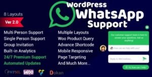 WordPress Support Using WhatsApp v2.5.1