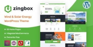 Zingbox – Wind & Solar Energy WordPress Theme 1.0.7